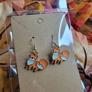 Cute Fox Earrings